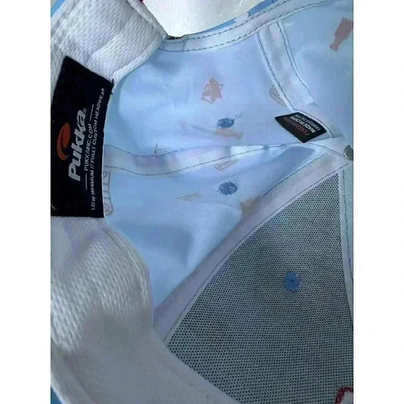 Pukka Mens Hat Snapback North Carolina Logo Baseball Cap UNC Hockey Print - Picture 6 of 7